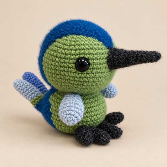 Handmade Baby Alpaca - Hummingbird