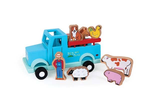 Down on the Farm Wooden Magnetic Truck