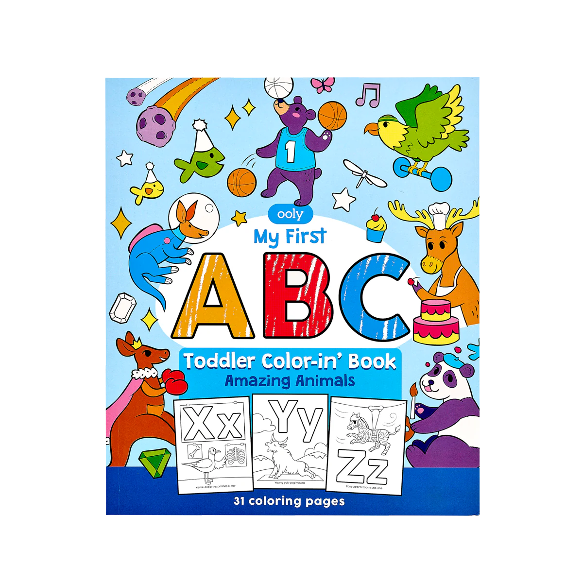 Amazing Animals Toddler Coloring Book