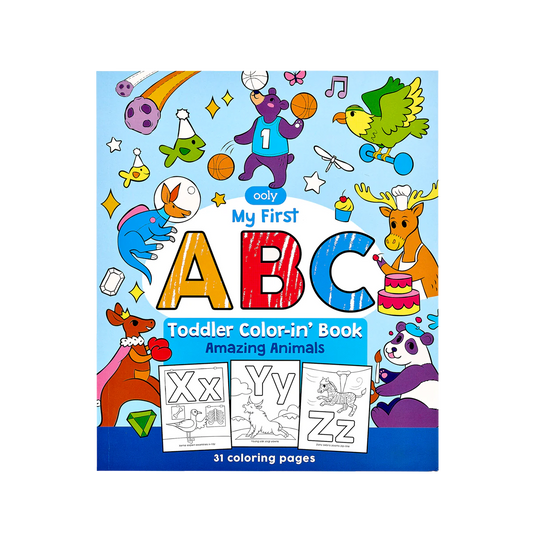 Amazing Animals Toddler Coloring Book