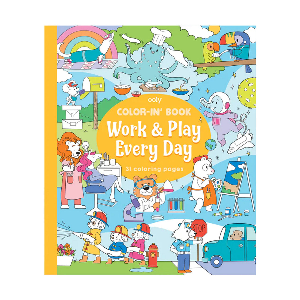 Work & Play Everyday Coloring Book