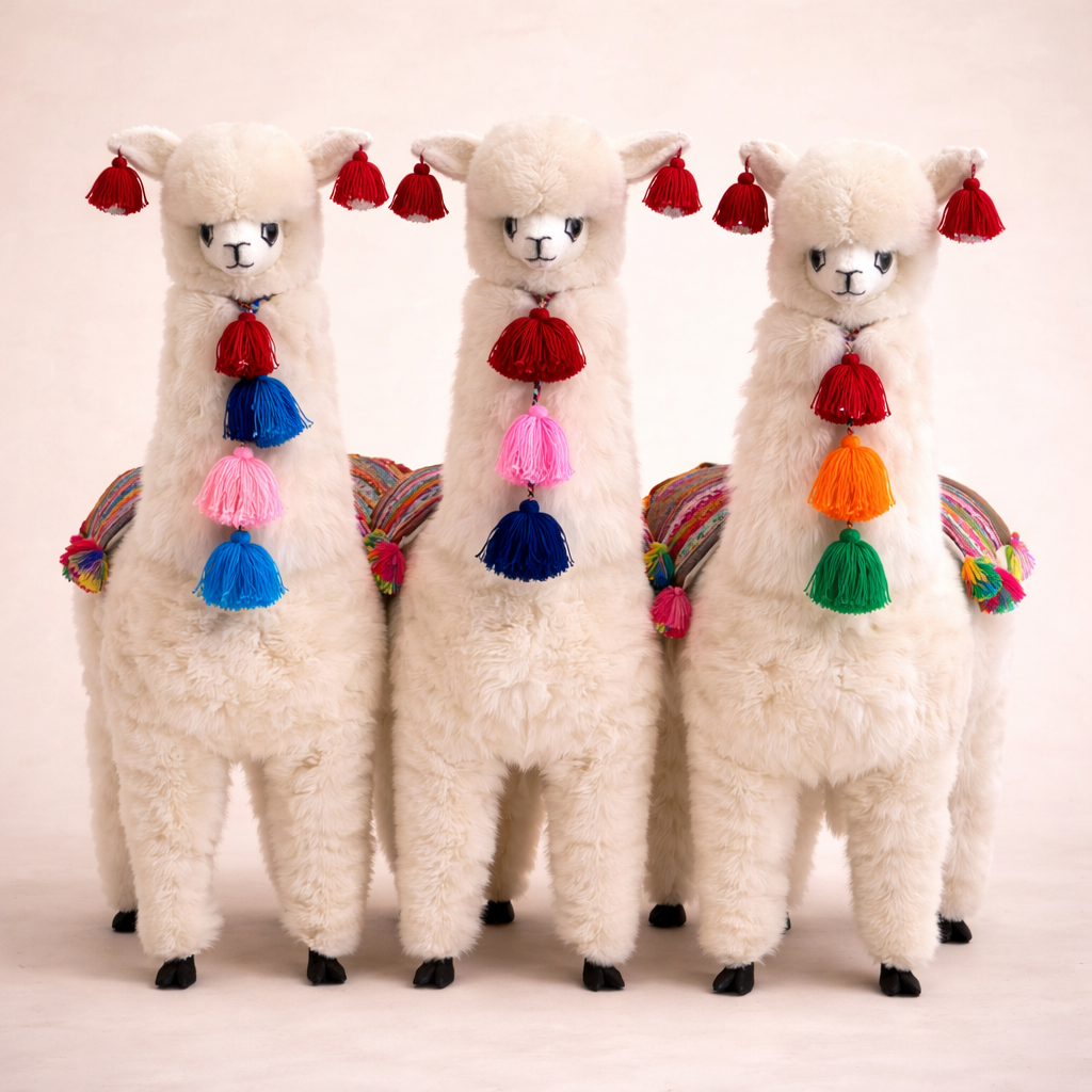 Alpaca Stuffed Animal - Large Alpaca 36"