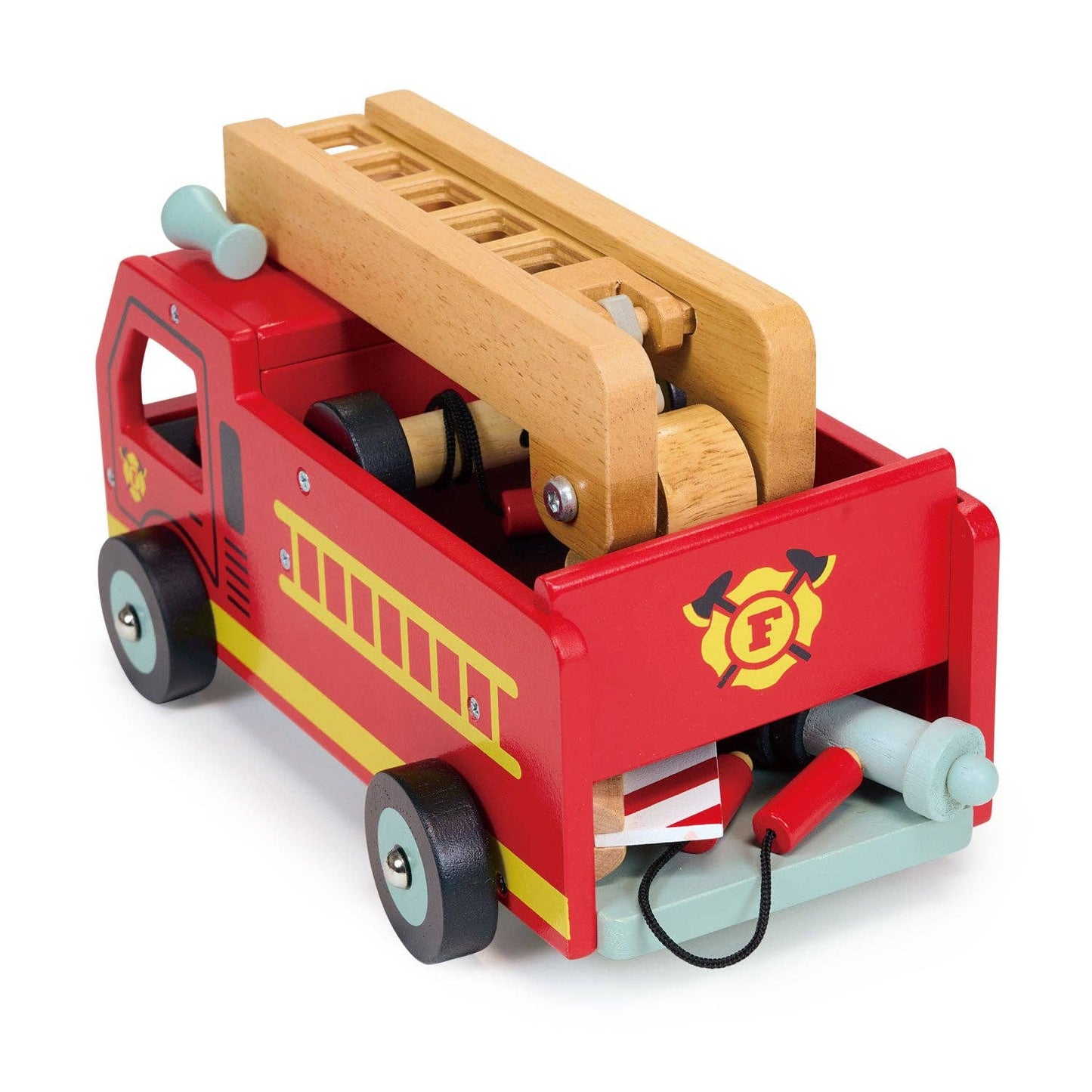 Wooden Red Fire Engine