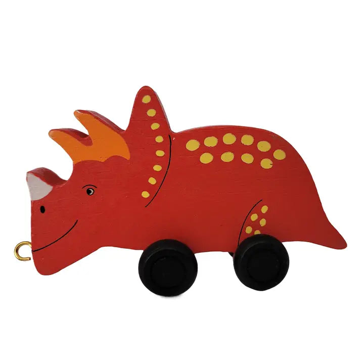 Colored Wooden Carriage Toys