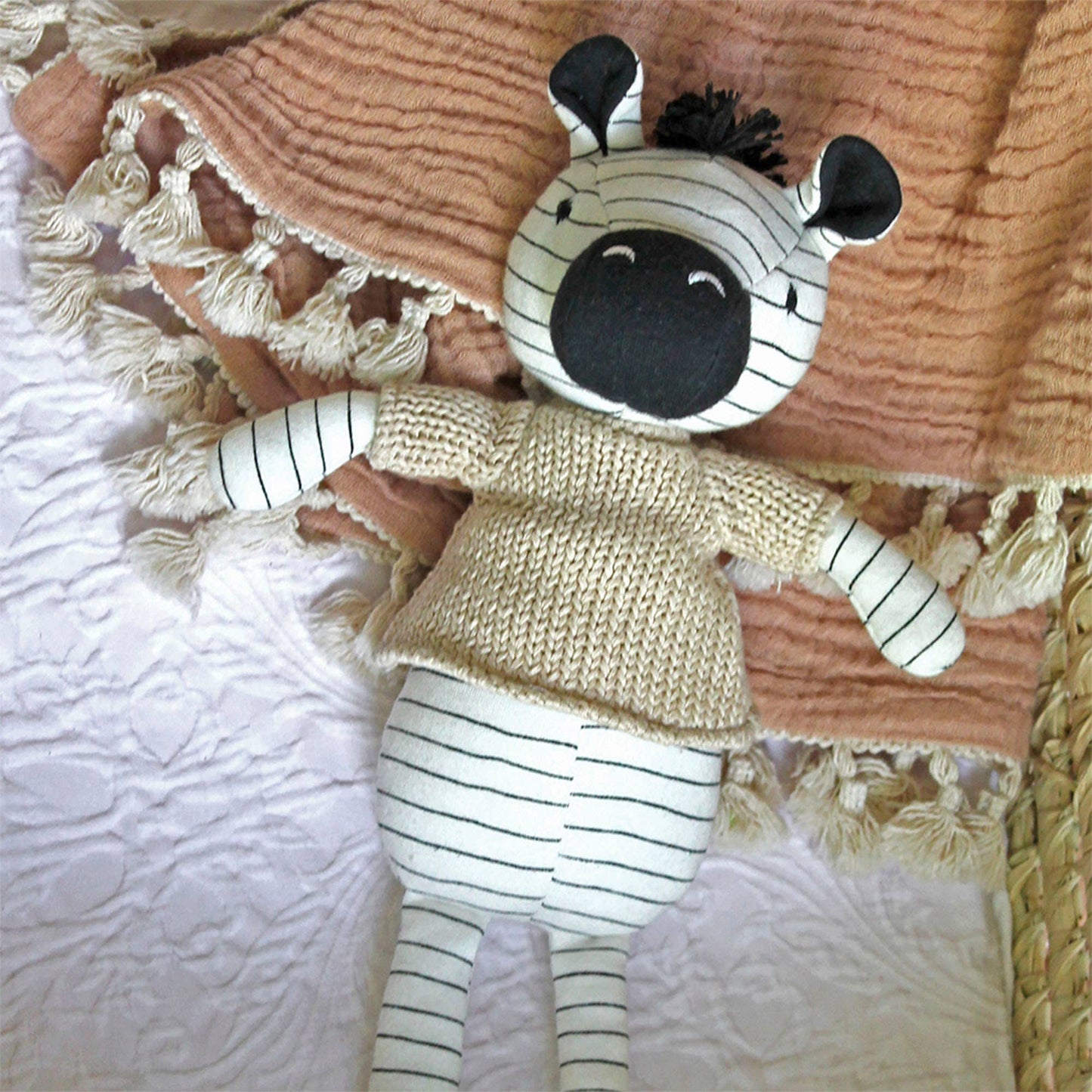 Cotton Plush Toy- Zulu Zebra