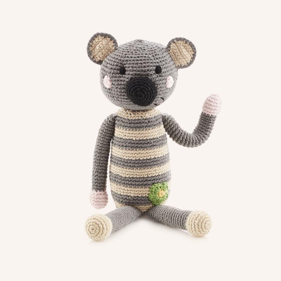 Koala Bear- Organic Cotton Plush Rattle