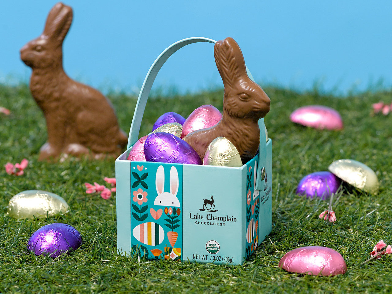 Bunny Hop Easter Gift Basket