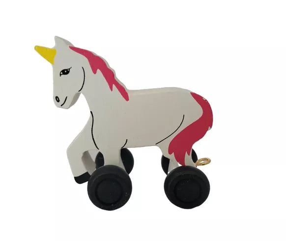 Colored Wooden Carriage Toys