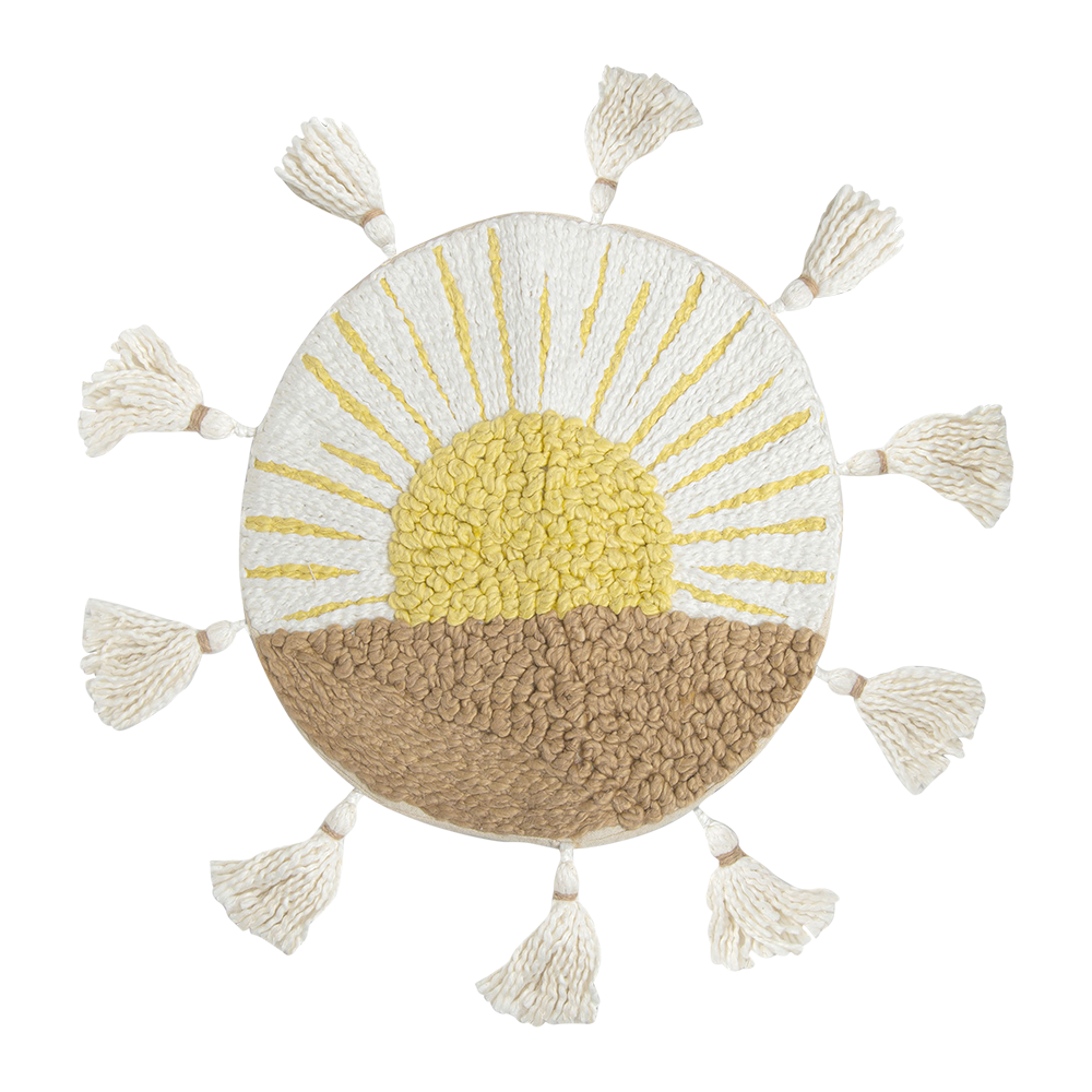 Decorative Cotton Pillow- Sunshine