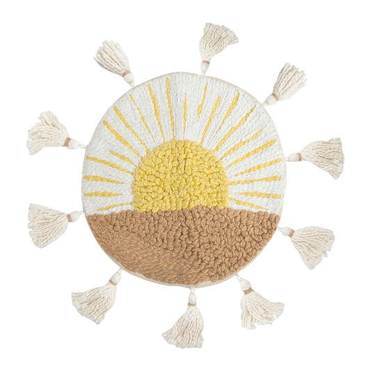 Decorative Cotton Pillow- Sunshine