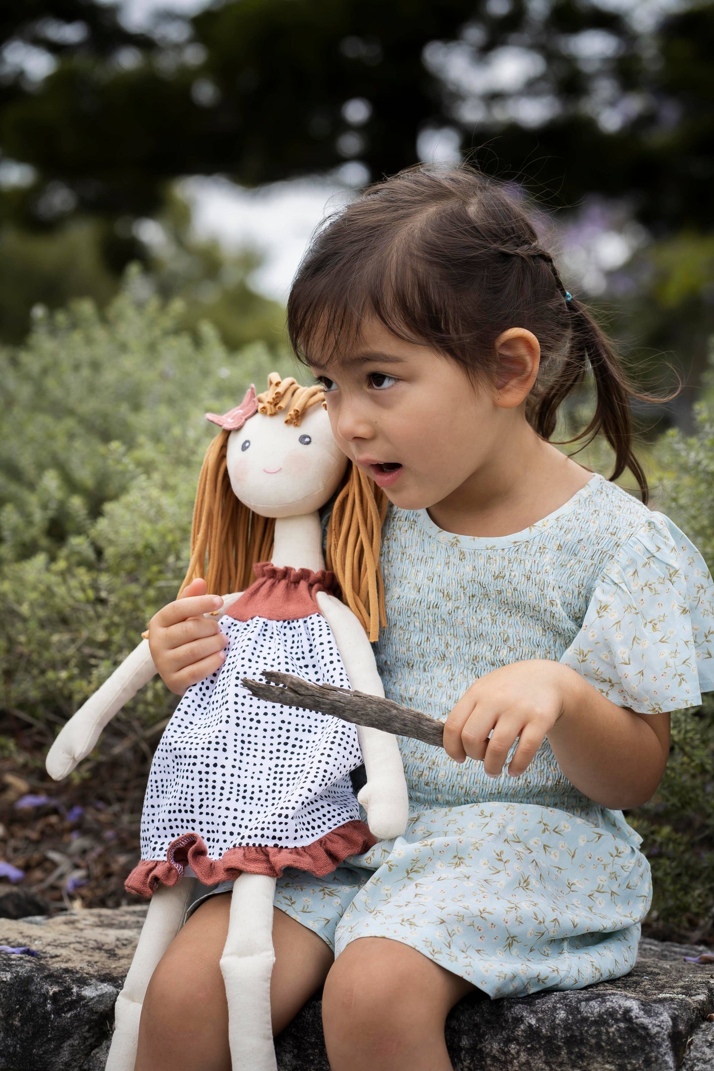 Amber- Organic Cotton Plush Doll