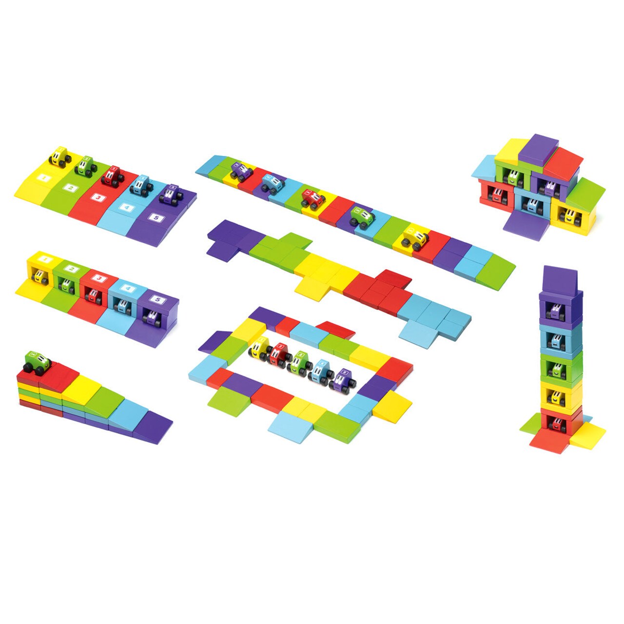 Cubika Wooden Toy- Bright Racing