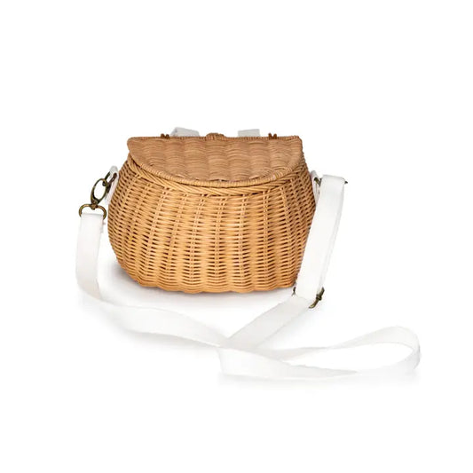 Kids Rattan Basket Backpack