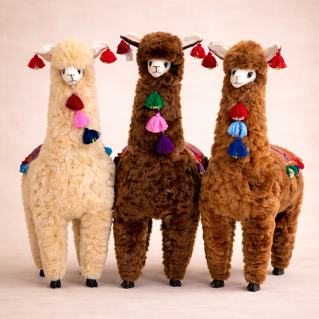 Alpaca Stuffed Animal - Large Alpaca 48"