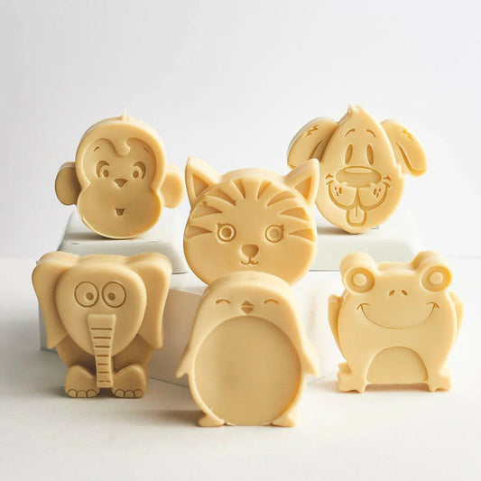 Animal Soap Shapes For Kids - Unscented For Sensitive Skin