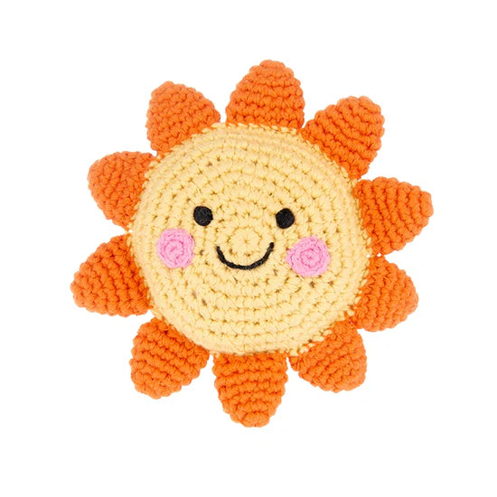 Handmade Organic Sun Rattle