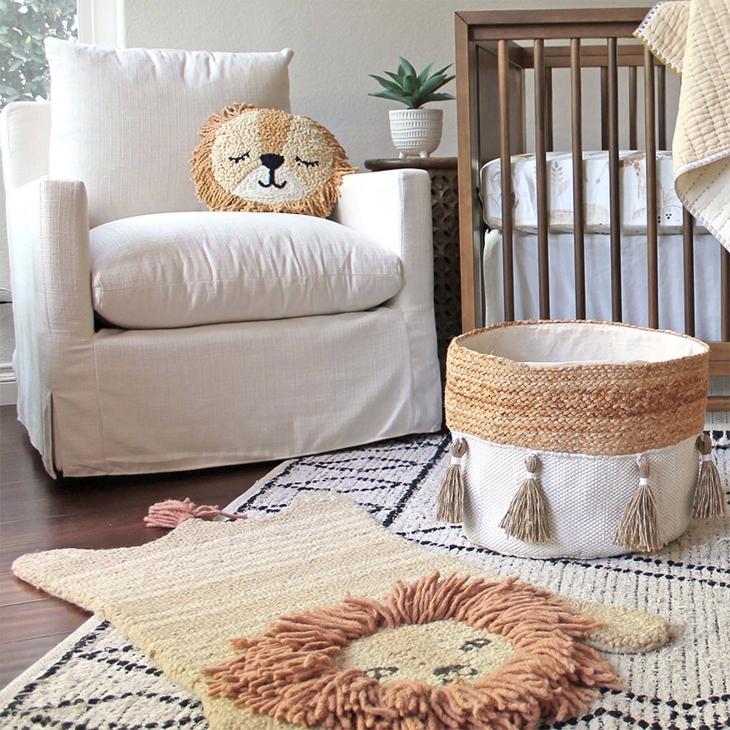 Wool Rug- Lion Shape