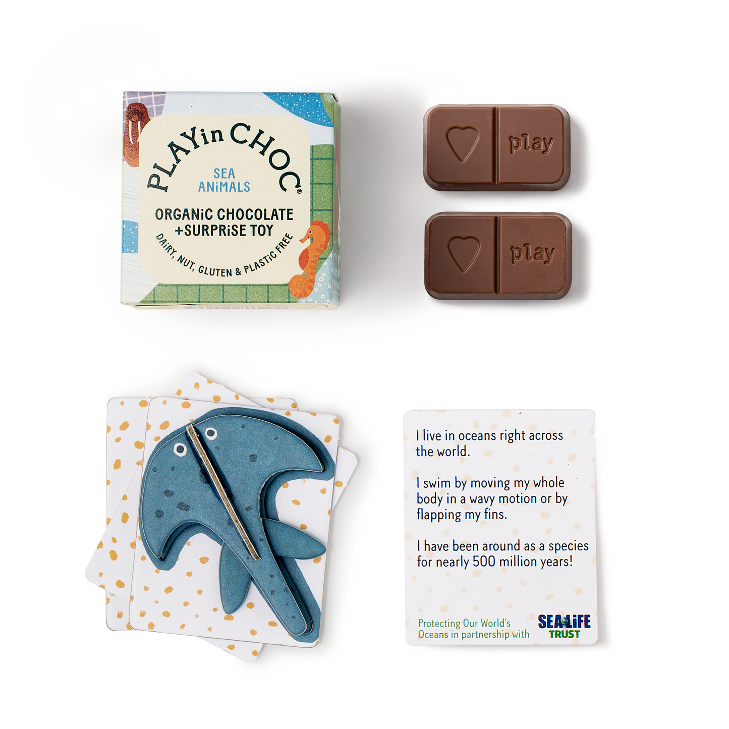 ToyChoc Box® (x18) SEA ANiMALS