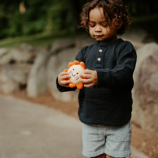 Handmade Organic Sun Rattle