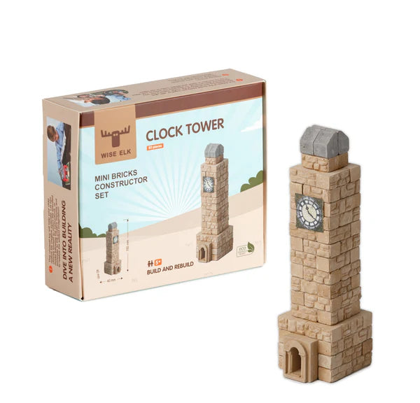 Mini Bricks Construction Set- Clock Tower