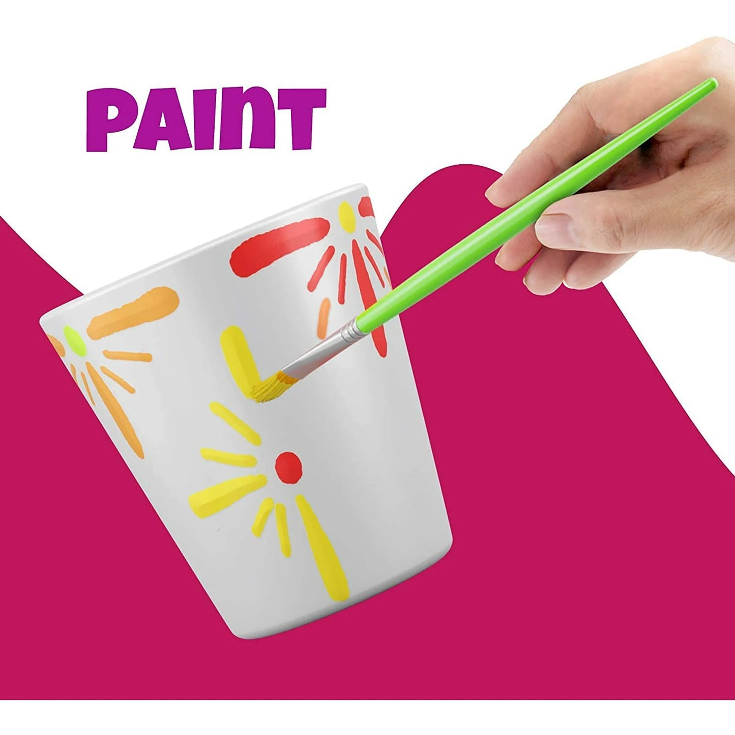 Paint & Plant Stoneware Flower Gardening Kit