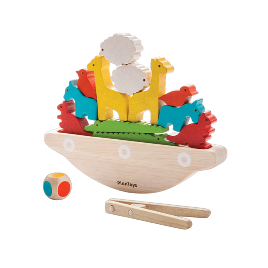 Wooden Balancing Boat Set