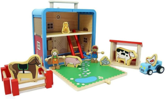 Suitcase Playset - Barnyard Design