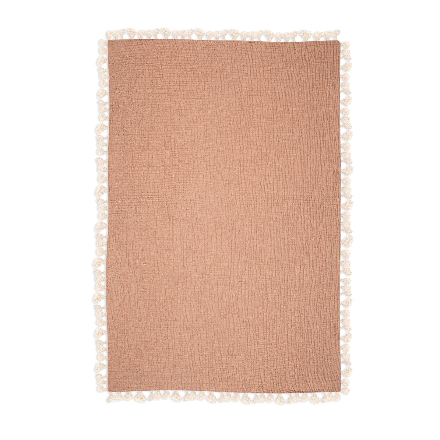 6 Layer Muslin Cotton Baby Blanket- Copper