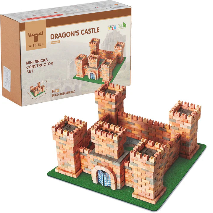 Mini Bricks Constructor Set- Dragon's Castle