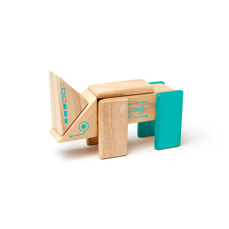 Robo Magnetic Wooden Blocks Future Collection