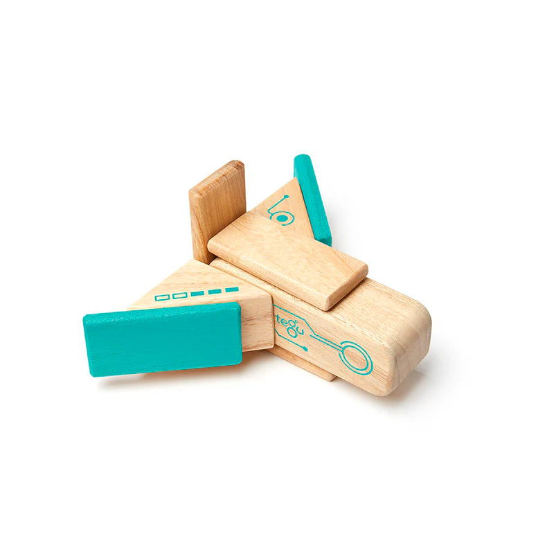 Robo Magnetic Wooden Blocks Future Collection