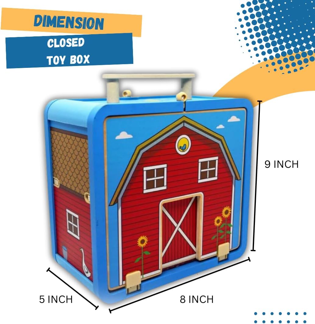 Suitcase Playset - Barnyard Design