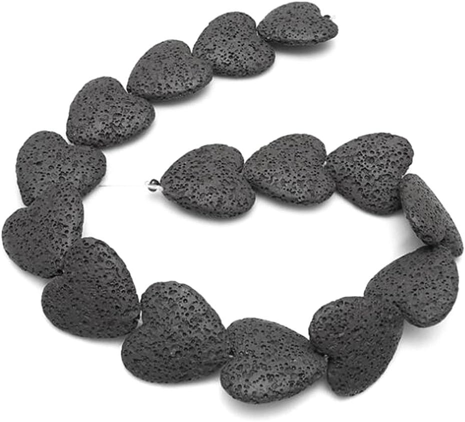 Natural Volcano Lava Stone - Heart