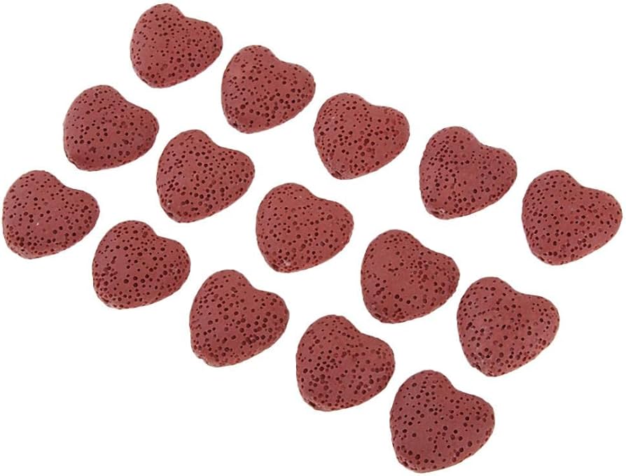 Natural Volcano Lava Stone - Heart