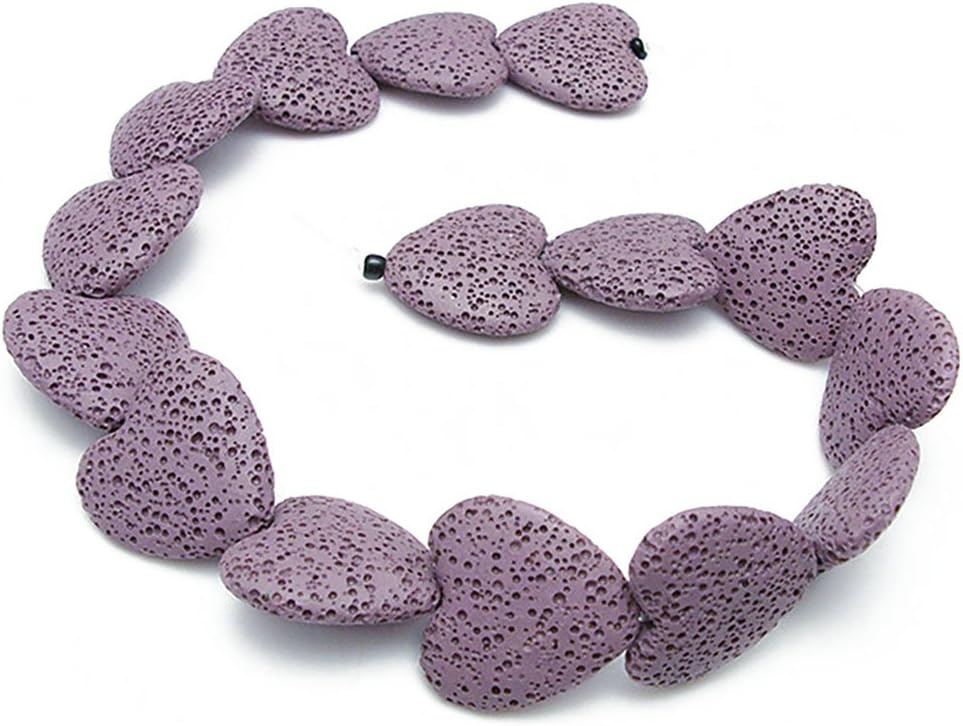 Natural Volcano Lava Stone - Heart