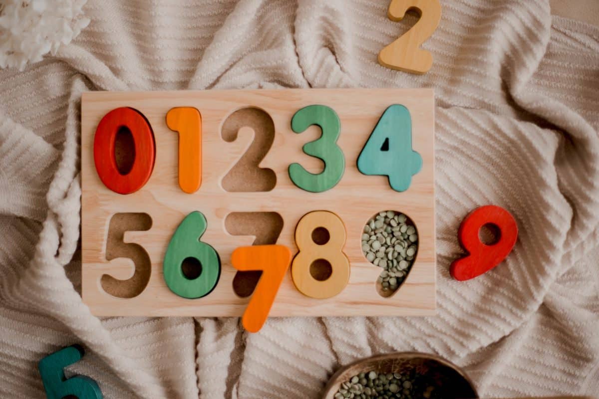 Wooden Number Puzzle