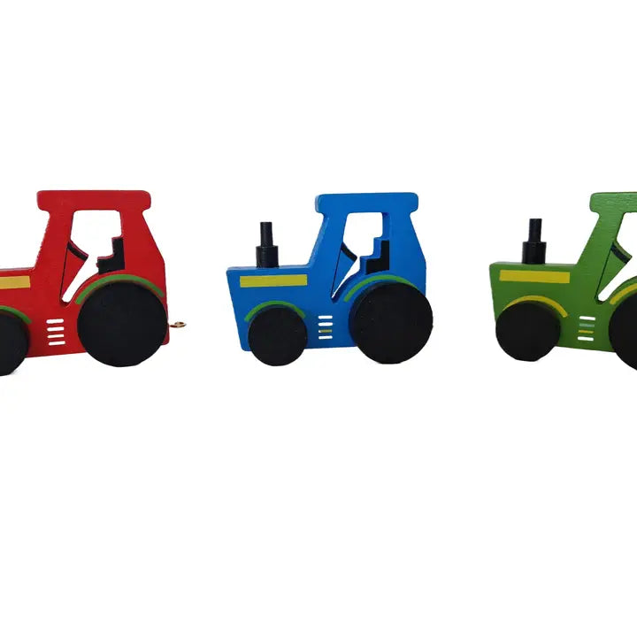 Colored Wooden Carriage Toys