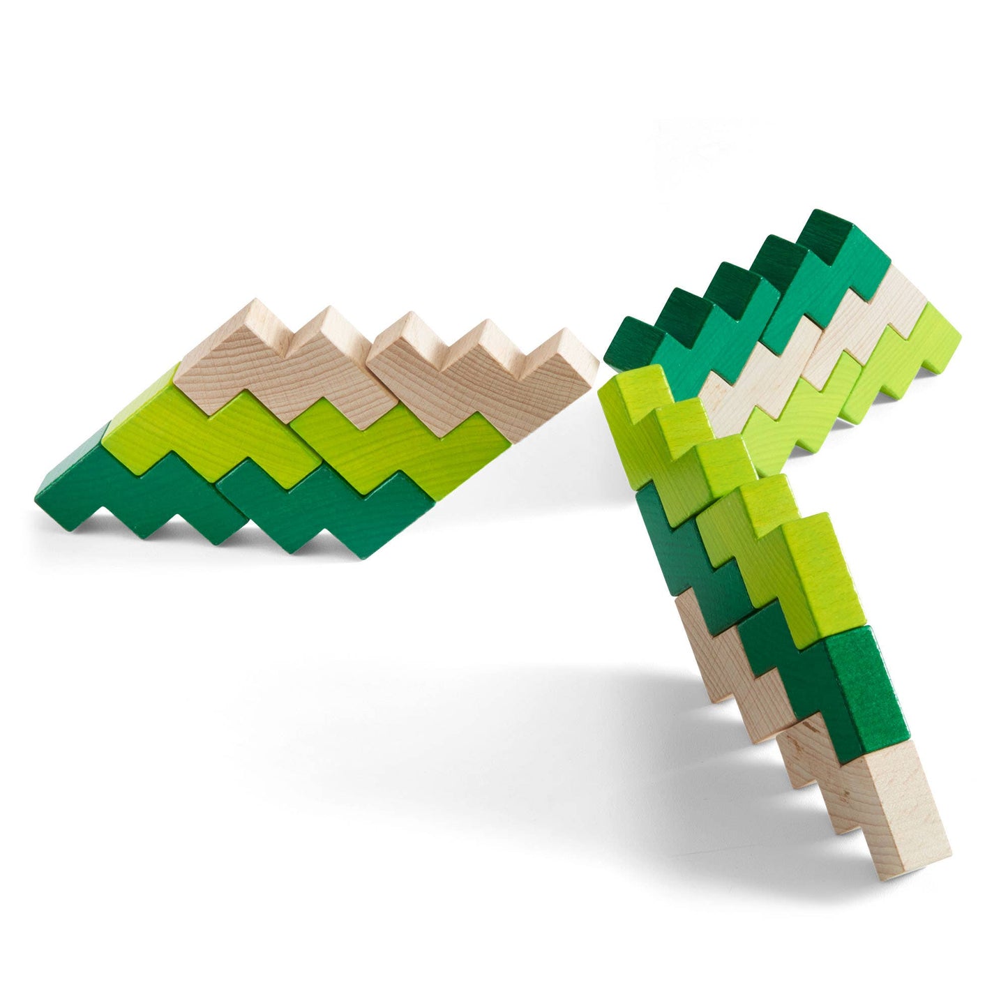 3D Viridis Wooden Stacking Game