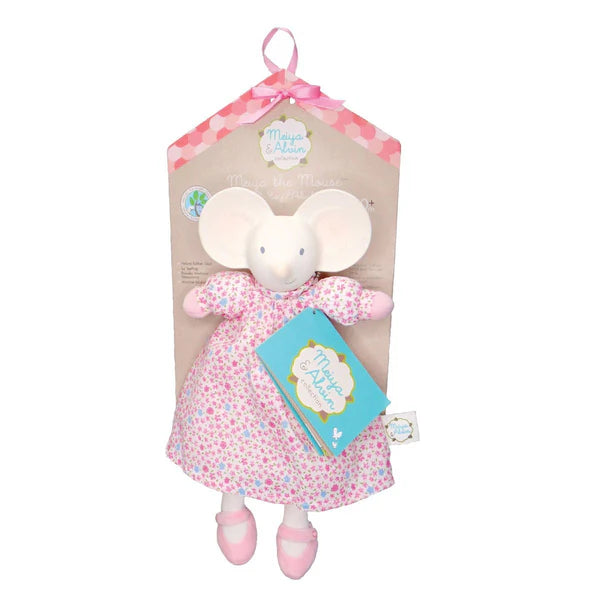 Meiya the Mouse Lovey with Organic Natural Rubber