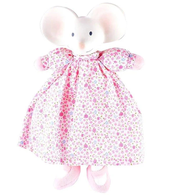 Meiya the Mouse Lovey with Organic Natural Rubber