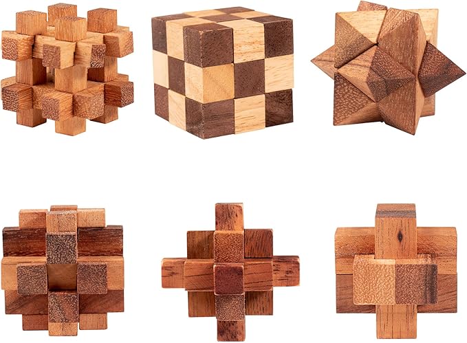 Wooden Puzzle Game Set