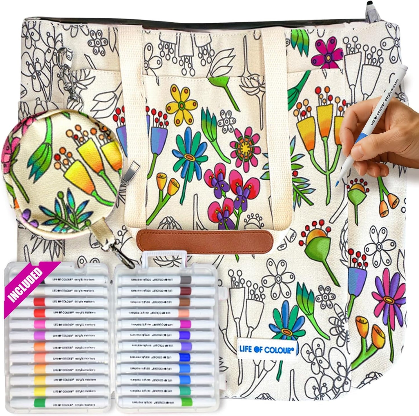 DIY Wildflower Tote Bag