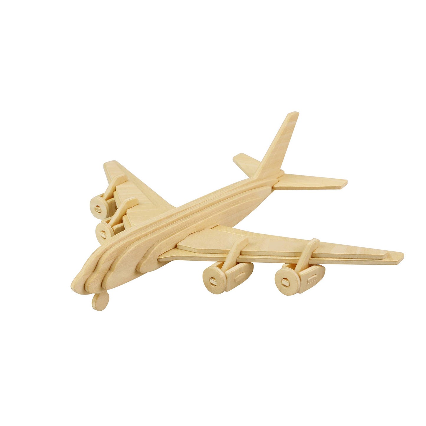 3D Wooden Puzzle: Civil Airplane