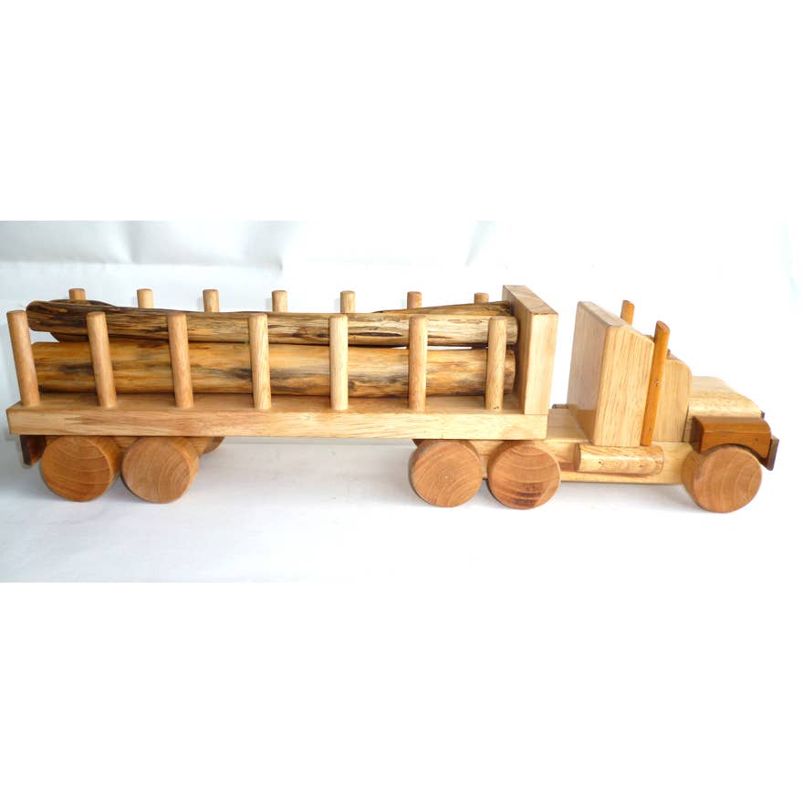 Wooden Log Truck