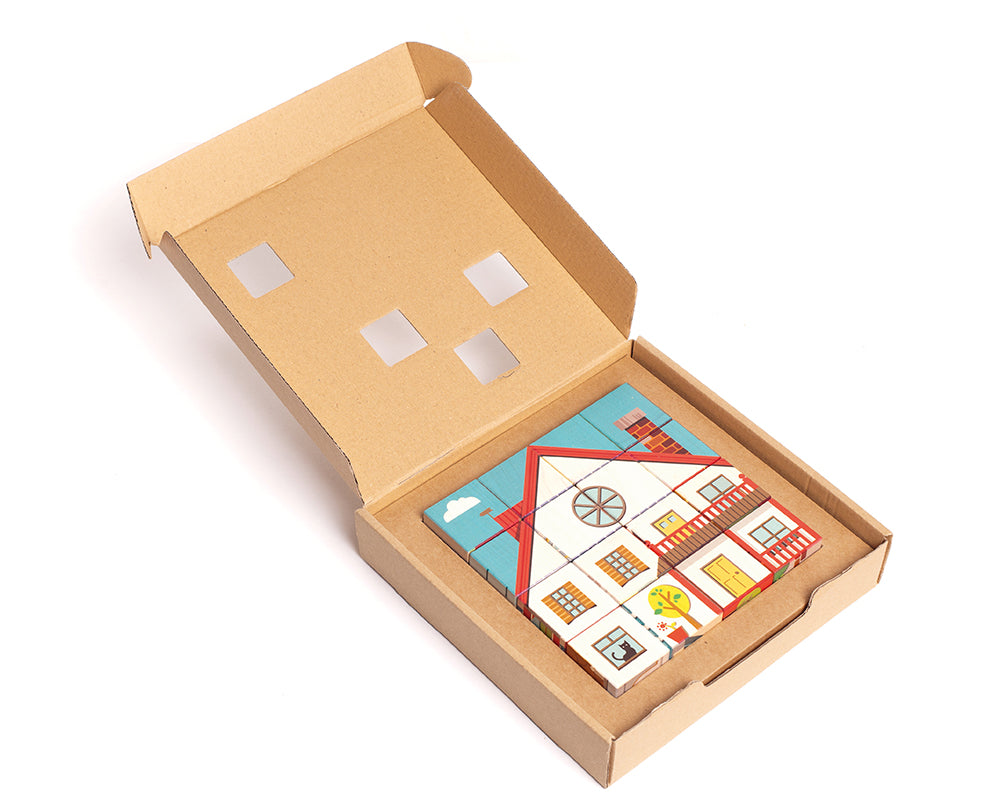 Architectural Wooden Blocks - City