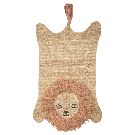 Wool Rug- Lion Shape