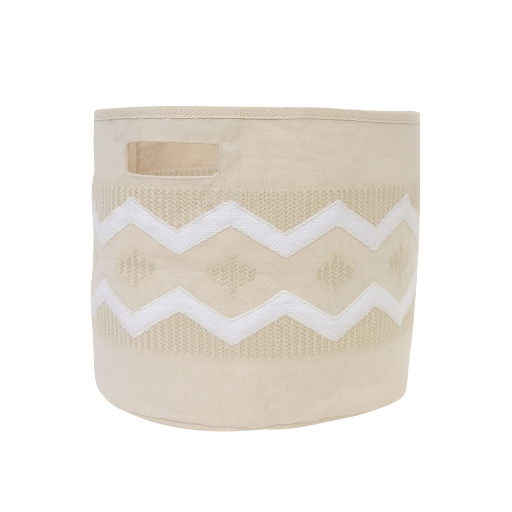 Cotton Storage Bin- Chevron