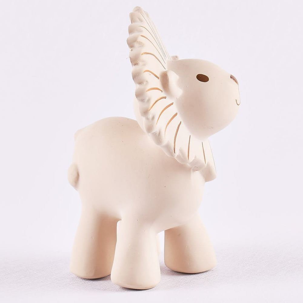 Lion- Organic Natural Latex Rattle, Teether & Bath Toy