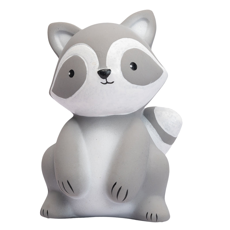 Racoon Natural Rubber Teether, Rattle & Bath Toy