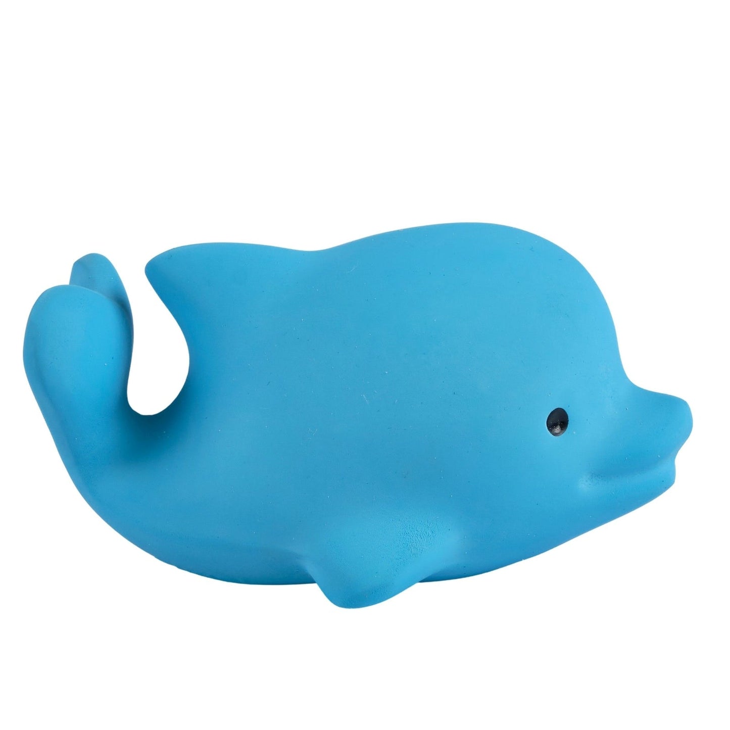 Dolphin- Organic Natural Latex Rubber Rattle, Teether & Bath Toy